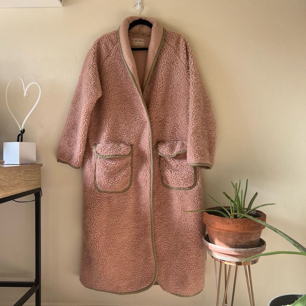 Free People Irresistible Teddy Cardi Coat Size S - Picture 4 of 10